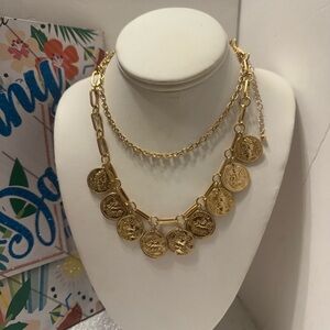 Monty Minimal Necklace, Thin Multilayered Minimalist Statement Choker Ne…